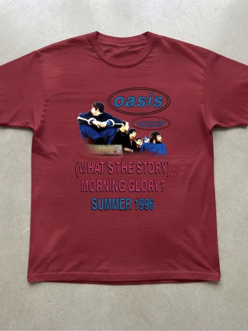 Britpop Rock Band Concert Tour Graphic Tee Gildan T-Shirt